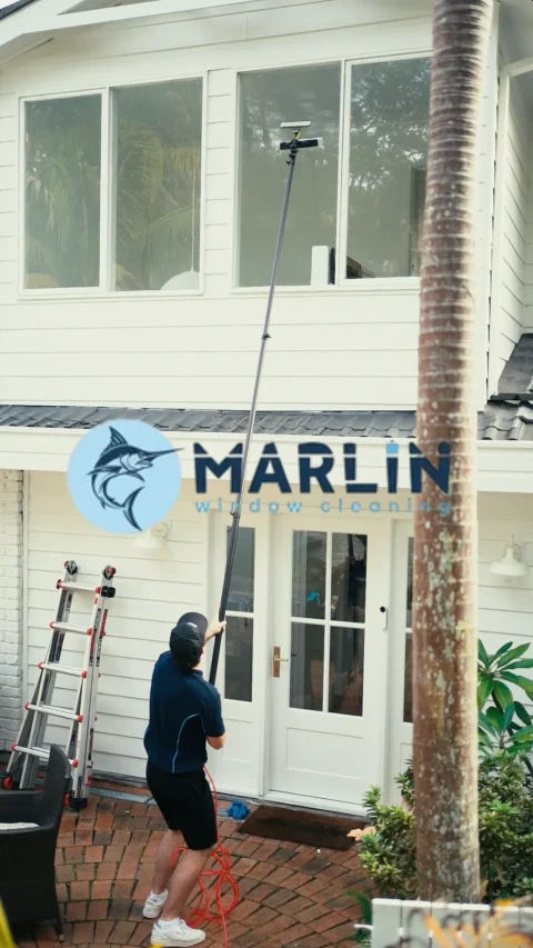 Marlin Window Cleaning — On the ladder, Corporate Stories video thumbnail